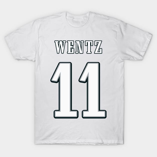 Carson Wentz T-Shirt by telutiga